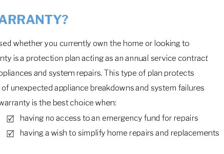 home maintenance warranty companies